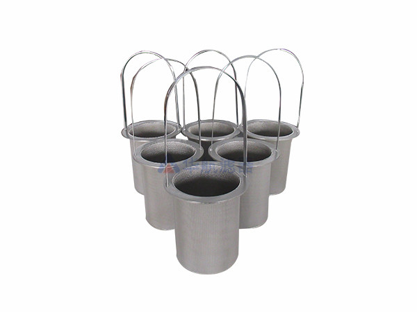 不銹鋼燒結(jié)網(wǎng)籃式過濾芯 提籃濾芯