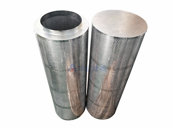 定制顆?；钚蕴繛V筒 沖孔板外骨架過濾芯